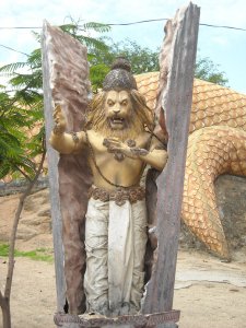 narasimha swamy breaking the pillar